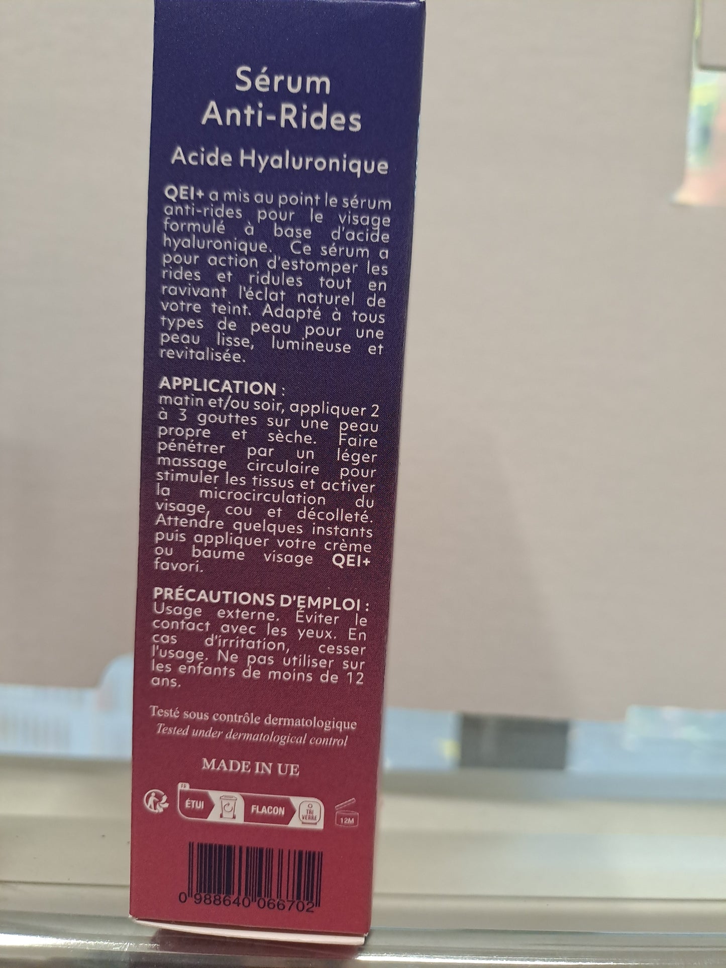 Qei+Paris Intemporel Anti-Wrinkle Serum - Hyaluronic Acid 1.35 Fl.Oz 40ml