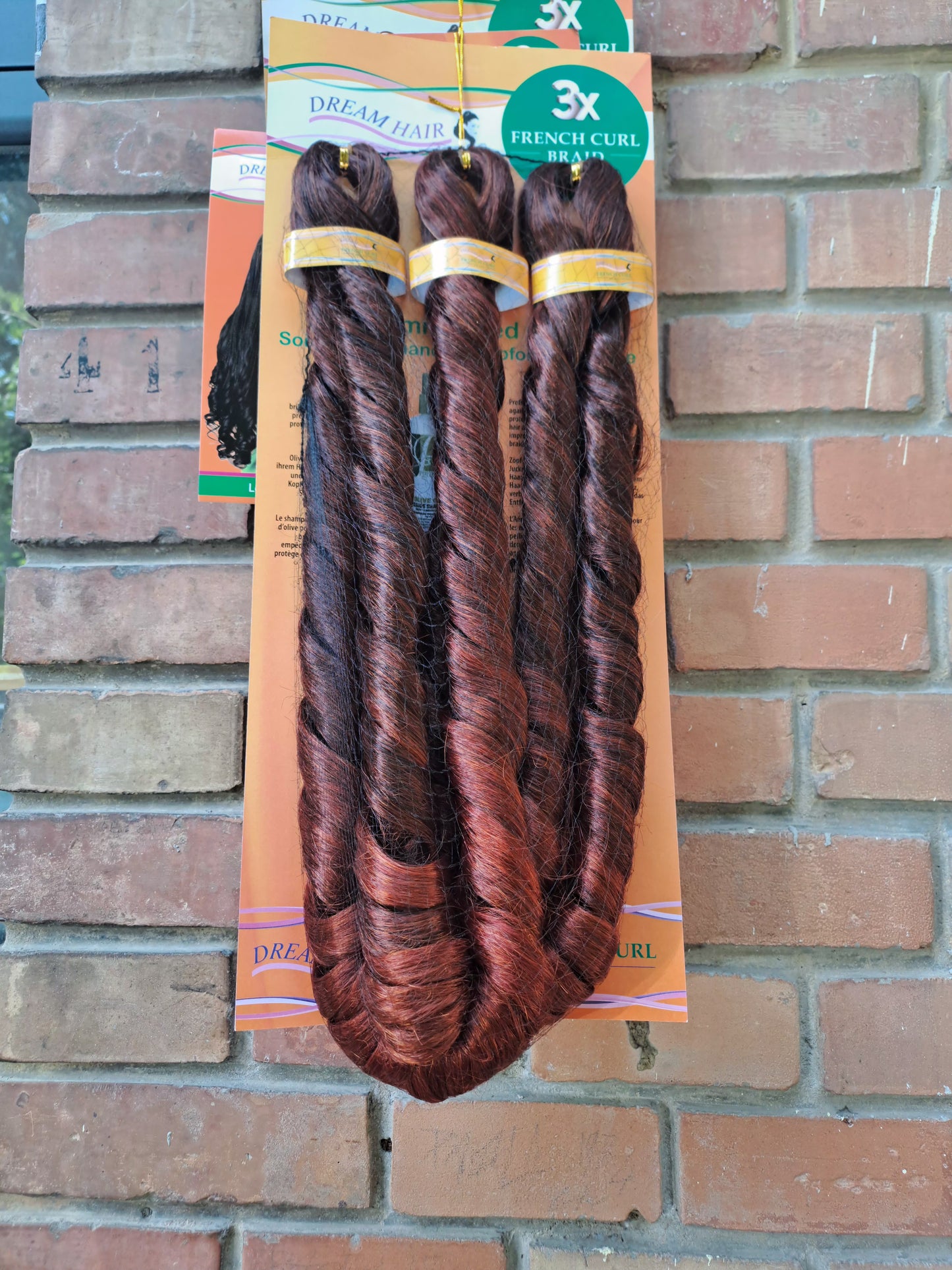 French Curl 3X Braid 56 cm / 22'' 210g synthetic hair