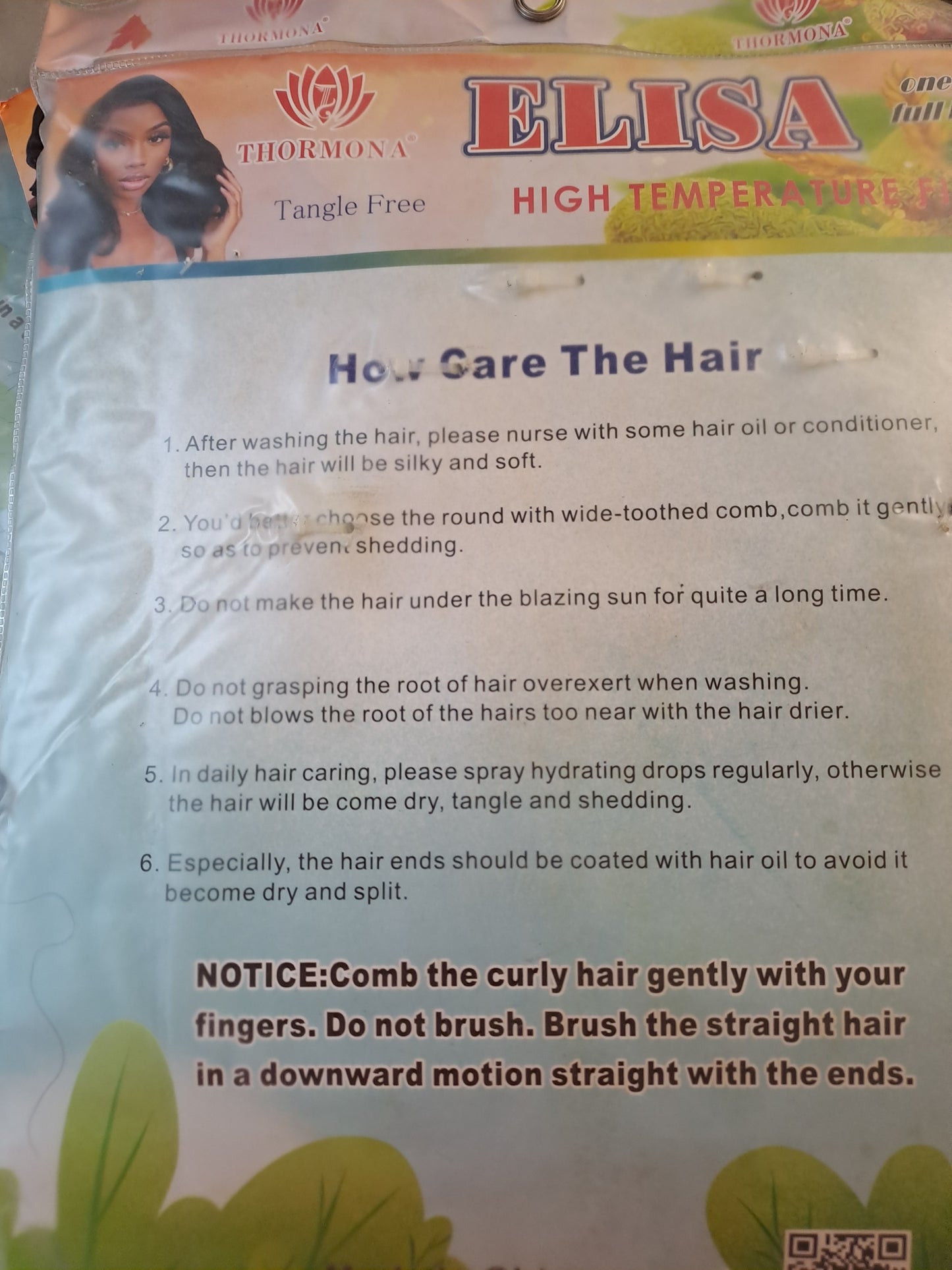 Elisa Weavon with closure 2,14"-2,16" in 1 pack 200g color 2