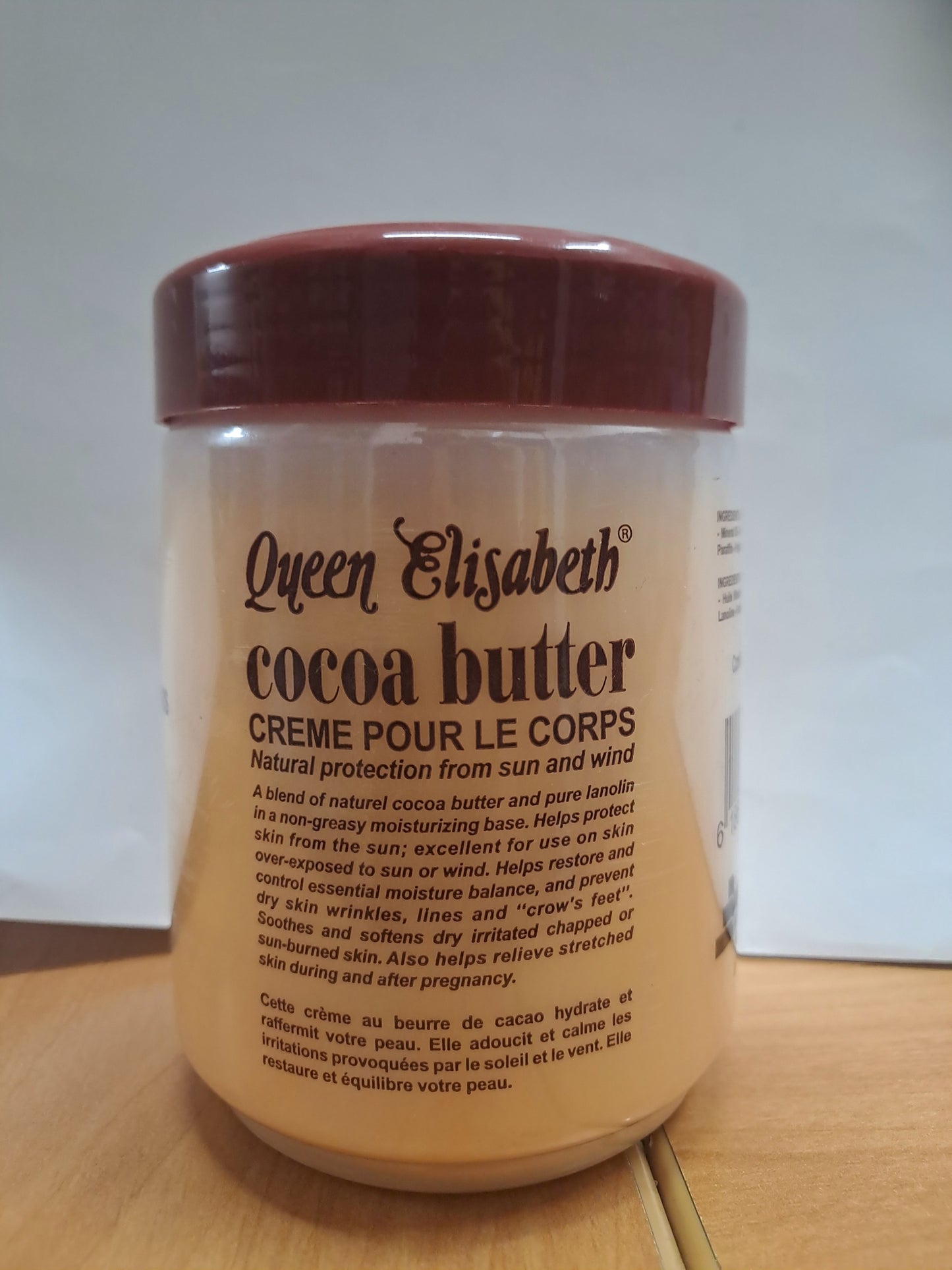Queen Elisabeth  Cocoa Butter Hand and Body Cream 500ml.