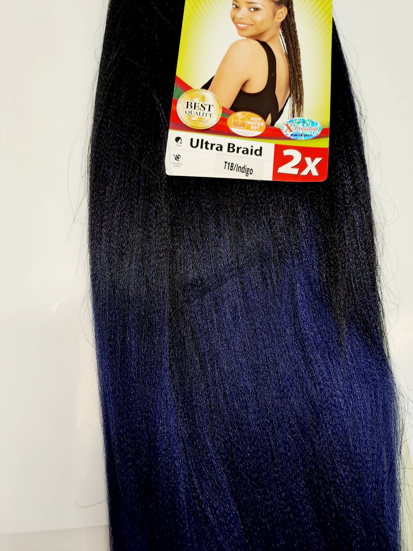 Xpression Extension Ultra Braid Capelli Treccine braids Kanekalon Pre-stretched Shatush 160g  2 X 46''