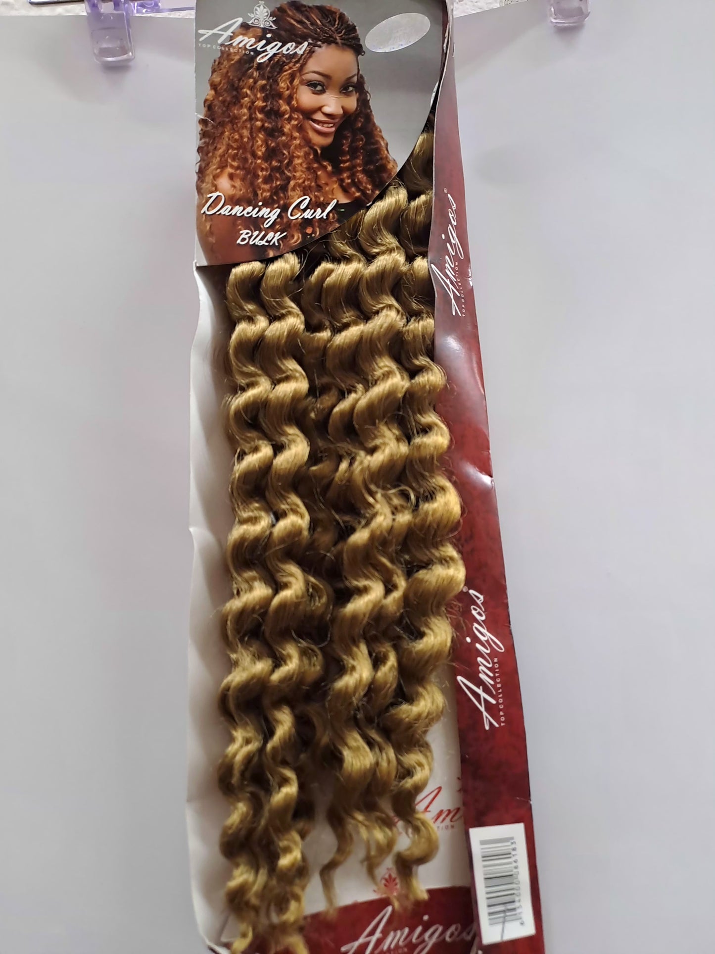 Bohemian Amigo dancing Curl braiding, pick n drops 19" 180g