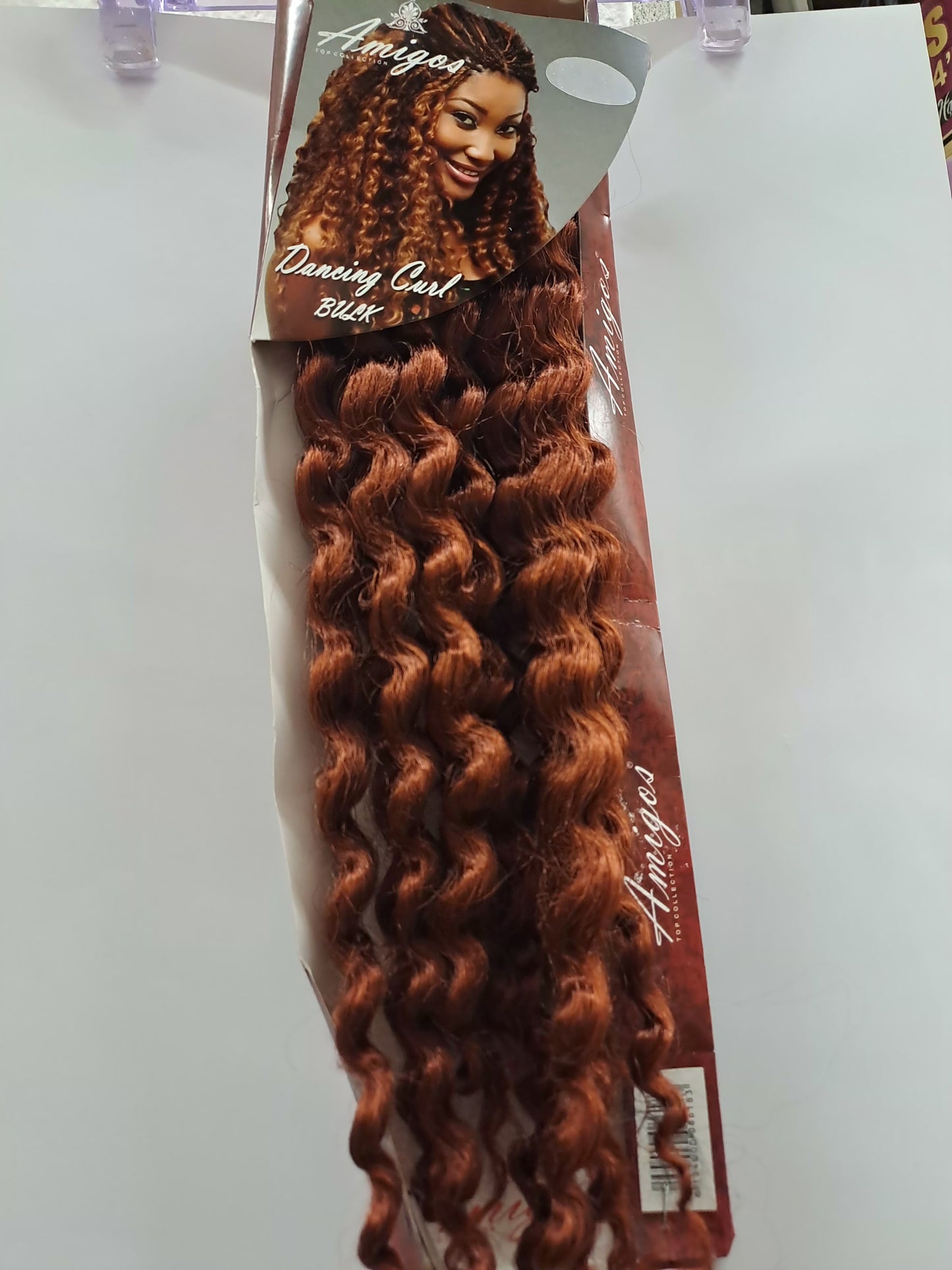 Bohemian Amigo dancing Curl braiding, pick n drops 19" 180g