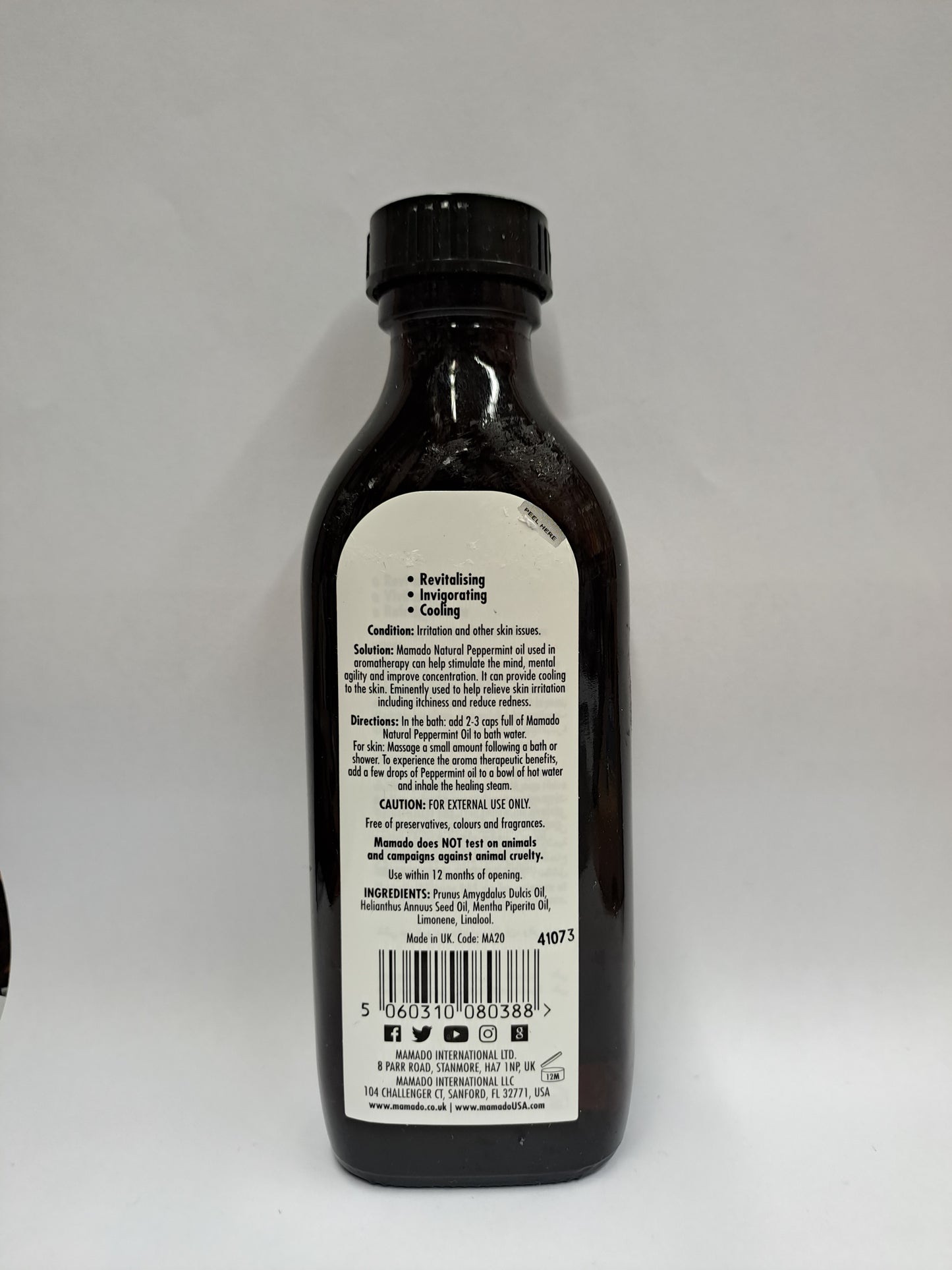 Mamado Natural Perpermint Oil 150ml