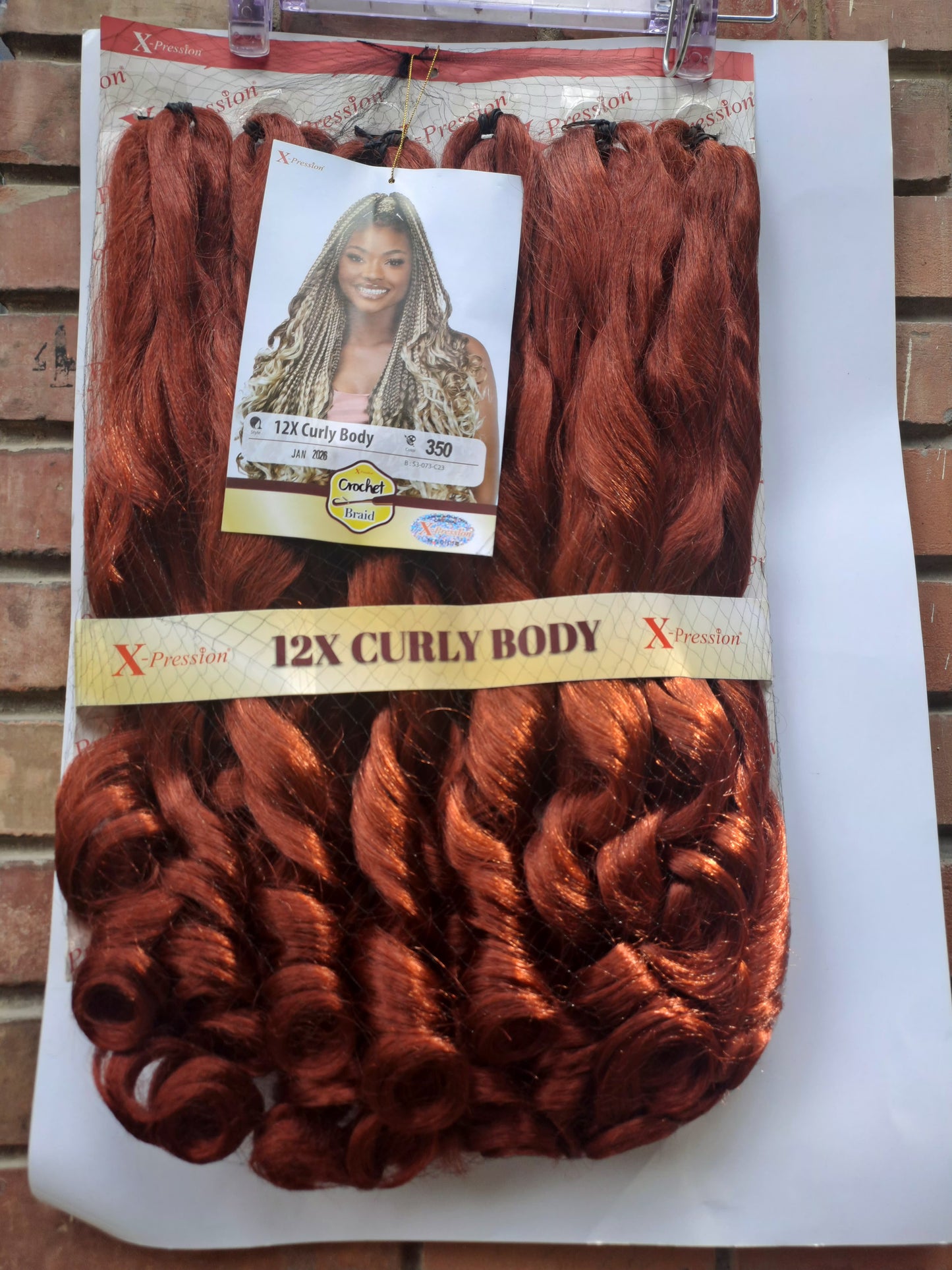 X-Pression 12X Curly Body Peso 300g Lunghezza 60cm
