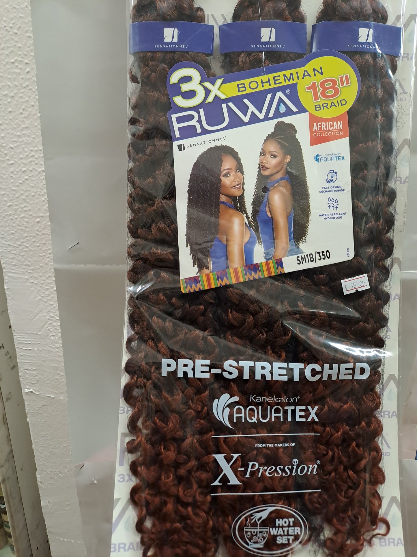 Ruwa - 3x Bohemian 18 inches 225g