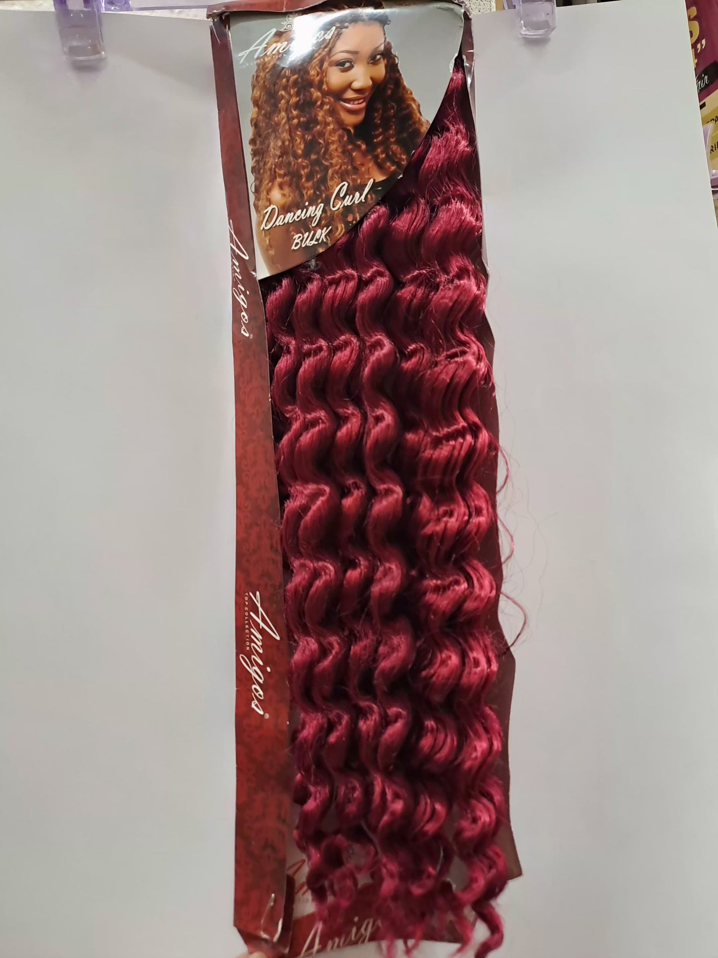 Bohemian Amigo dancing Curl braiding, pick n drops 19" 180g