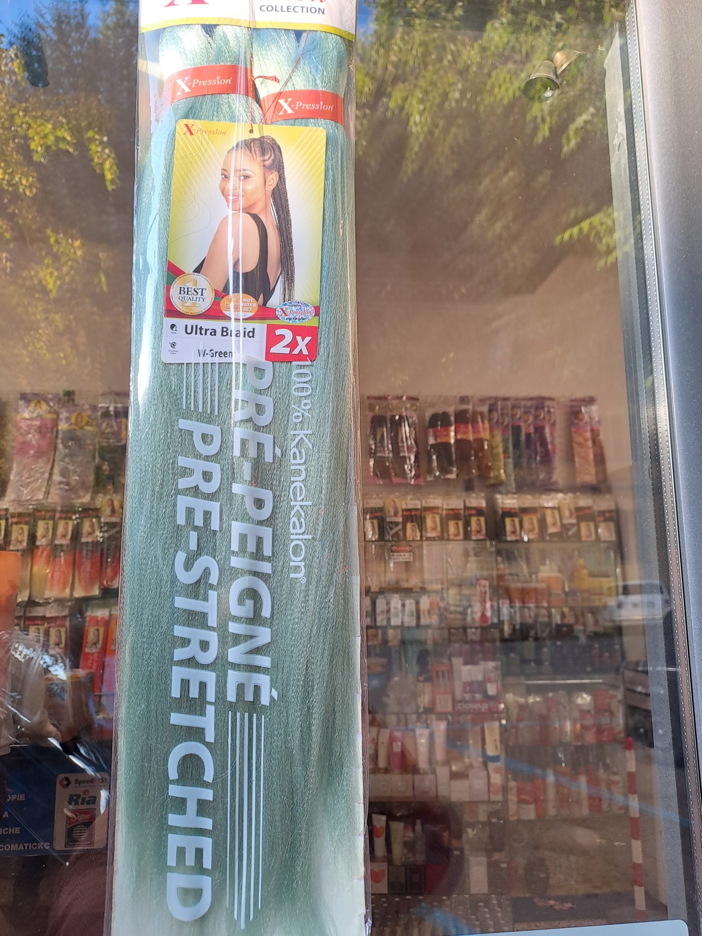 X-Pression Ultra Braid Extension Capelli Treccine braids Kanekalon Pre-stretched 160g  2 X 46''