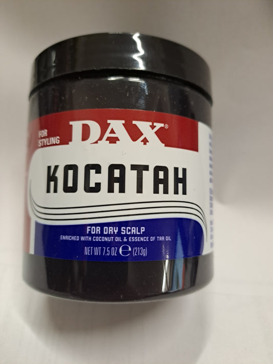 DAX Coconut Oil & Tar Oil KOCATAH DRY SCALP RELIEF 7.5 oz Black