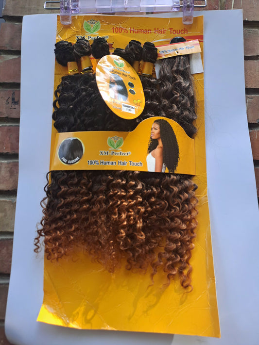 Weavon 18" Permanent Curls 6 pics with Closure