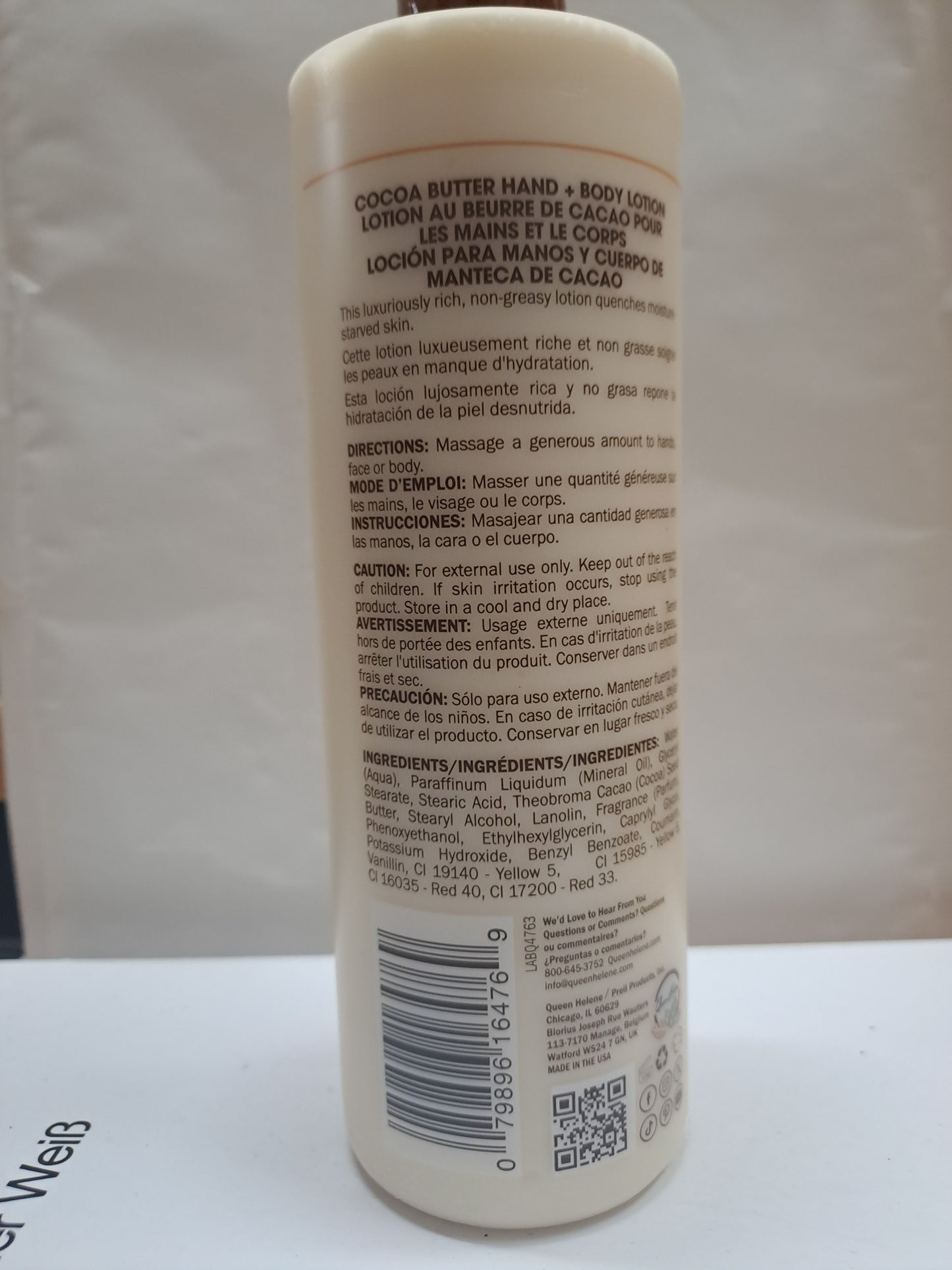 Queen Helene Cocoa Butter Hand and Body Lotion 473ml