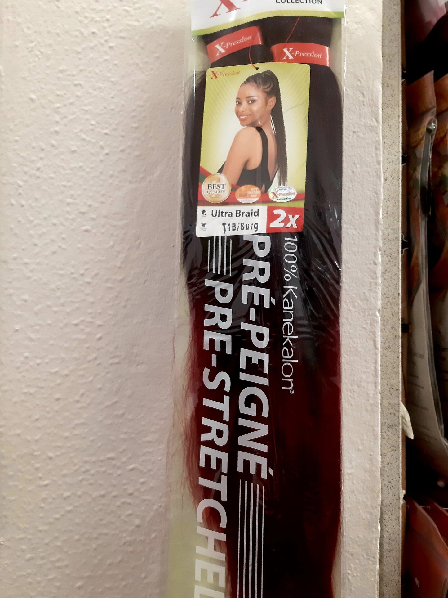 X-Pression Extension Ultra Braid Capelli Treccine braids Kanekalon Pre-stretched Shatush 160g  2 X 46''