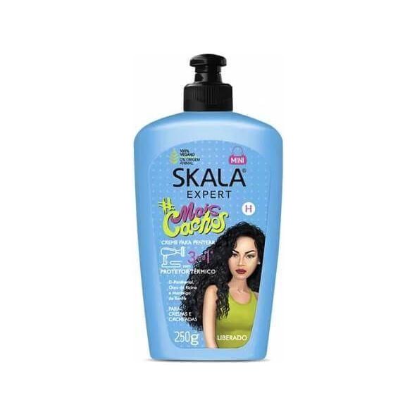 SKALA Expert Mais Cachos - Crema per Trattamento Capelli Ricci - Formula 2 in 1 Effetto Condizionanate e Districante - Definizione Ricci Forza e Resistenza