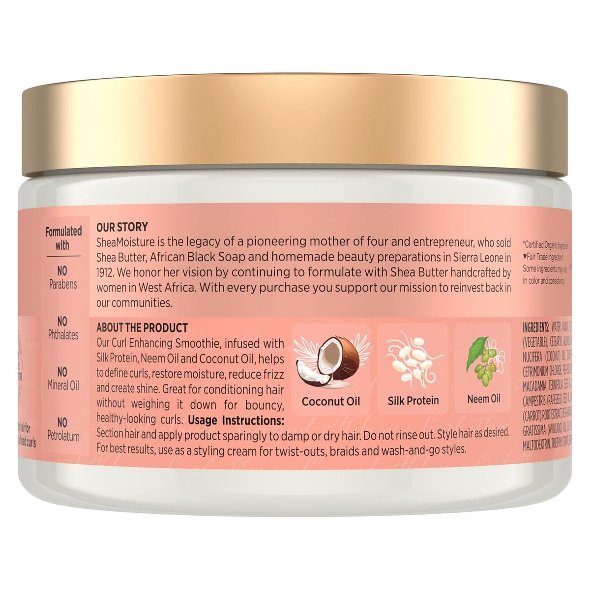 Shea Moisture Coconut & Hibiscus Curl Enhancing Smoothie 283g