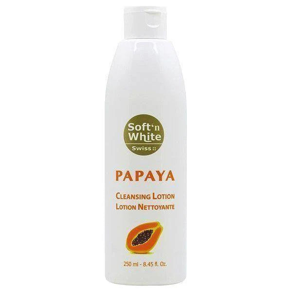 Swiss Soft'n white swiss Papaya Cleansing lotion lotion nettoyante.  250 ml.