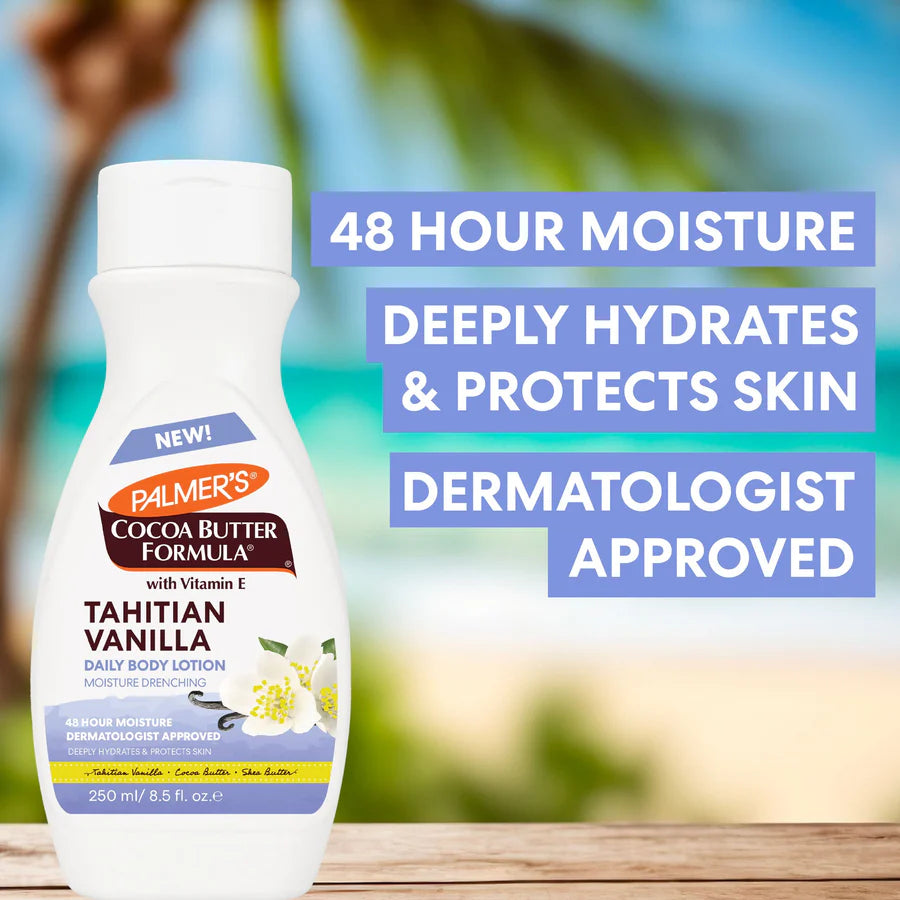 Palmer's cocoa butter Formula With Vitamin E Tahitian Vanilla Moisture Drenching Body Lotion