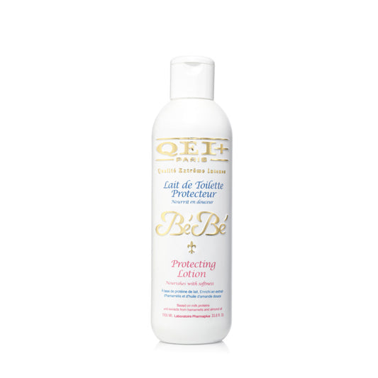QEI Baby Body Milk 500 ML - Sweet Almond Protecting Cleansing Milk 500ml 16.9 Fl. Oz
