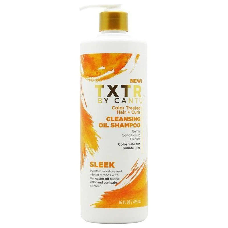 TXTR by Cantu Color Treated Hair + Curls Cleansing Oil Shampoo 473ml