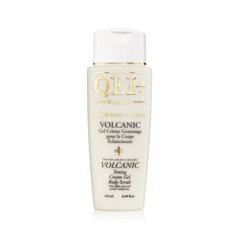 Qei+ Toning Cream Gel Body Scrub - Volcanic 250 ML